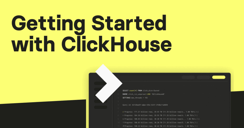 Getting started with ClickHouse