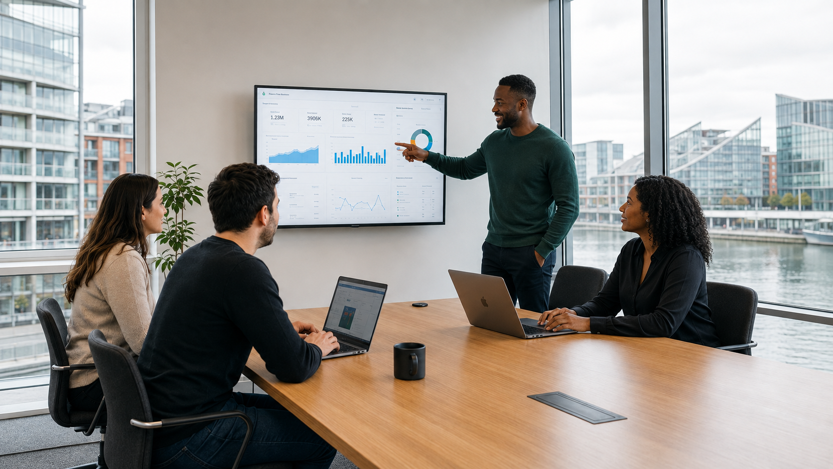 data presentation in a meeeting